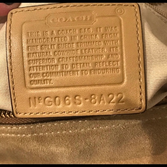 Y2K Rare Coach Legacy Suede Satchel - Picture 5 of 7